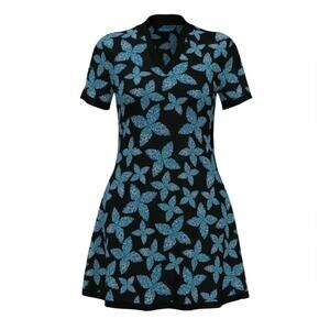 NWT BEN HOGAN PIXEL FLORAL DRESS  GOLF TENNIS ACTIVEWEAR XS MSRP $49